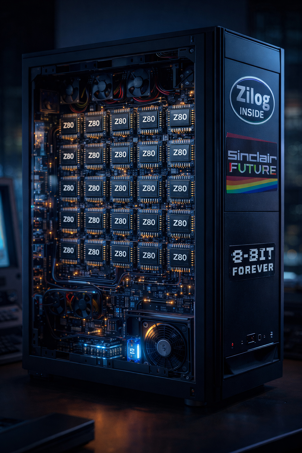 Z80 processor farm concept